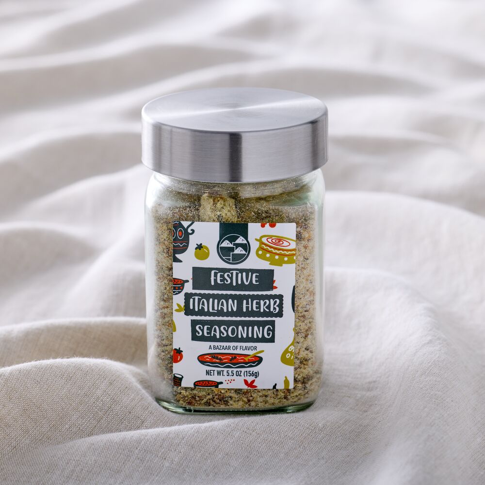 Festive Italian Herbs Seasoning Soft Square 5.5 oz