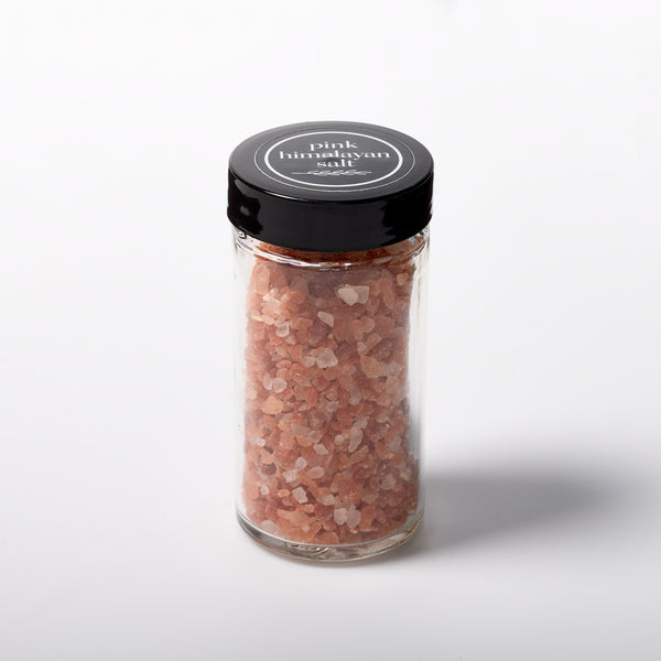 Pink Himalayan Salt — Filled Jar (Black Cap)