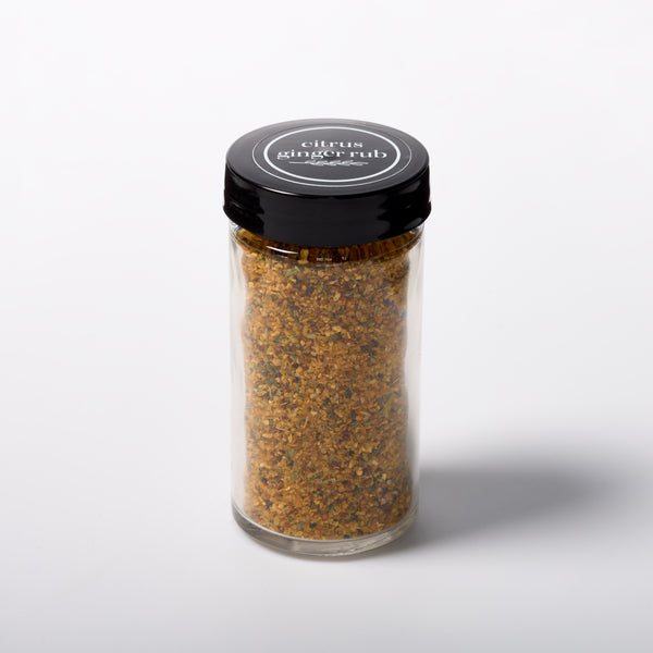 Citrus Ginger Rub — Filled Jar (Black Cap)