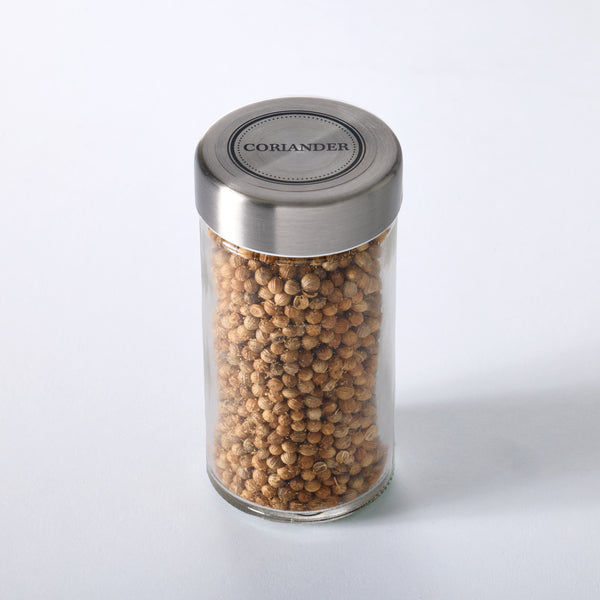 Coriander — Filled Jar (Stainless Steel Cap)