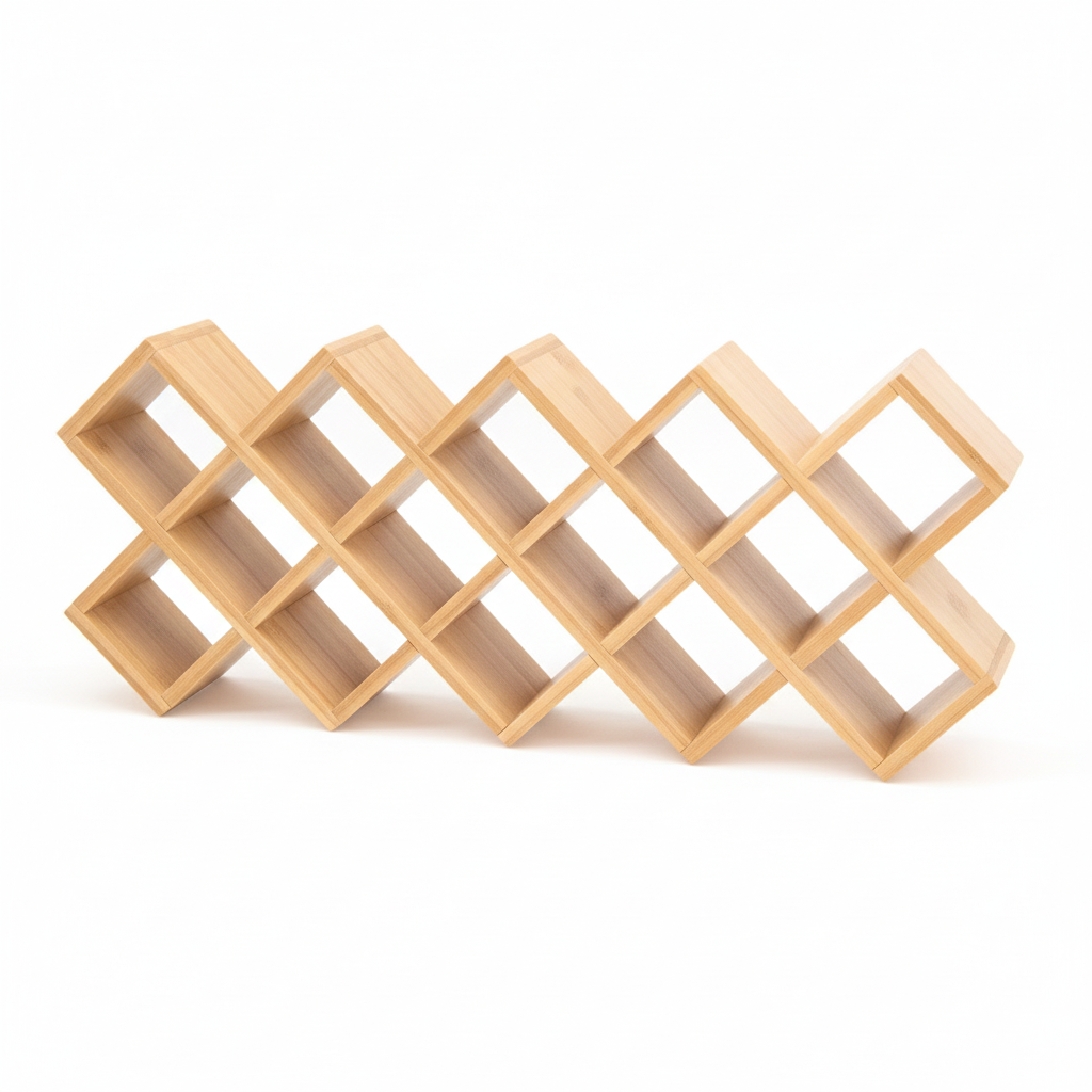 Build Your Own 18 Jar Spice Rack (Criss Cross Rack & Stainless Steel Caps)