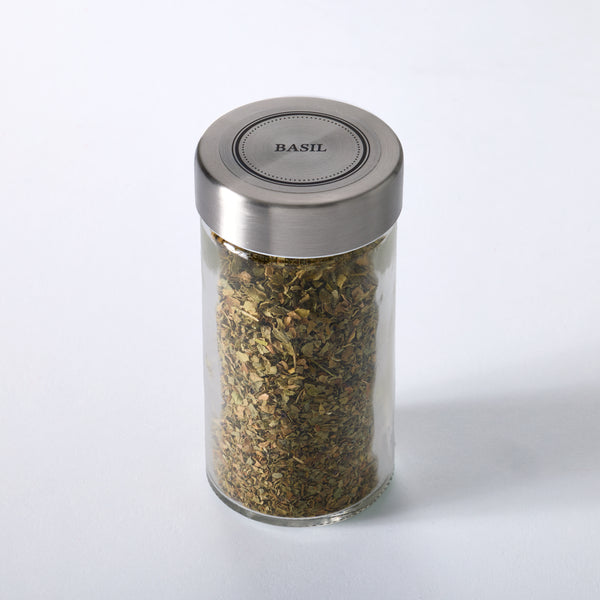 Basil — Filled Jar (Stainless Steel Cap)