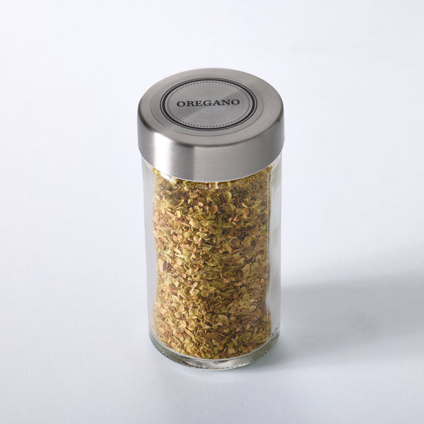 Oregano — Filled Jar (Stainless Steel Cap)